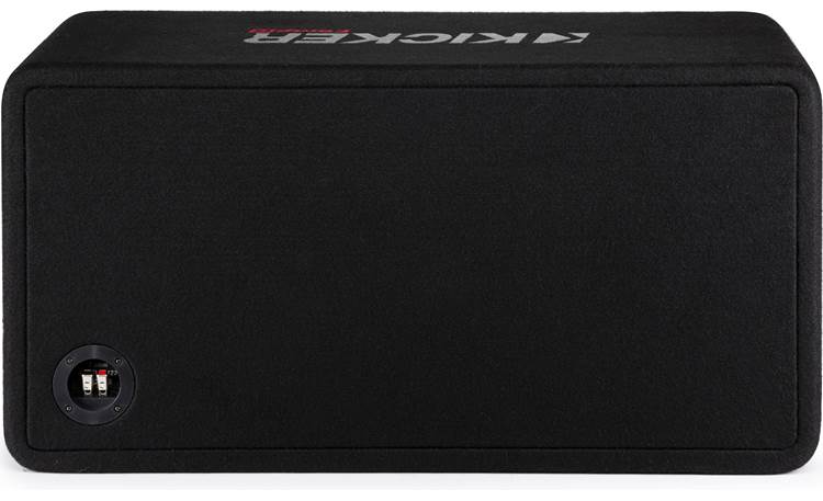 Kicker 48DCWR122 - Ported enclosure with two 12" CompR® subwoofers