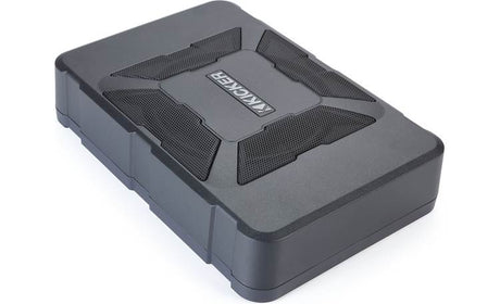 Kicker 51HS8 -Hideaway™ compact powered subwoofer with 8" sub and 150-watt amp