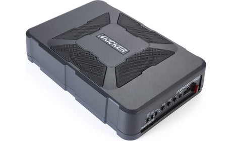 Kicker 51HS8 -Hideaway™ compact powered subwoofer with 8" sub and 150-watt amp