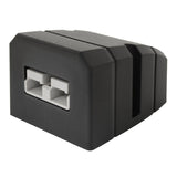 50A Power Connector Surface Mount Plug with Black Panel, Grey