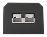50A Power Connector Surface Mount Plug with Black Panel, Grey