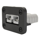 50A Power Connector Panel Mount, Grey, Includes Plug and Panel