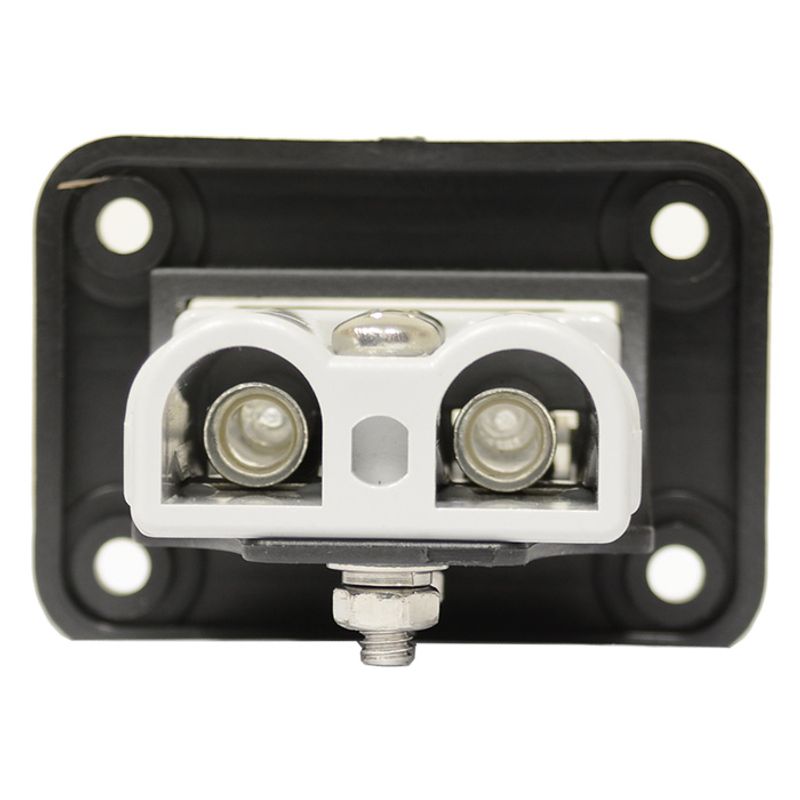 50A Power Connector Panel Mount, Grey, Includes Plug and Panel
