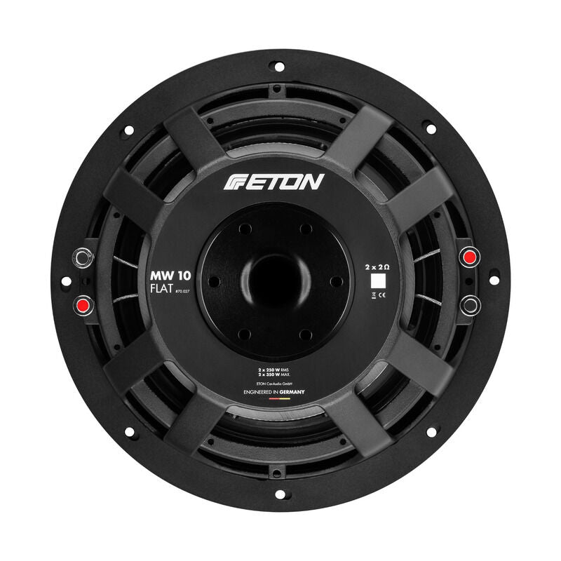 Eton MW10FS4 Sealed Subwoofer Enclosure with MW10FLAT Subwoofer