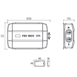 Pro Wave Inverter Pure Sine Wave 12V 2100W