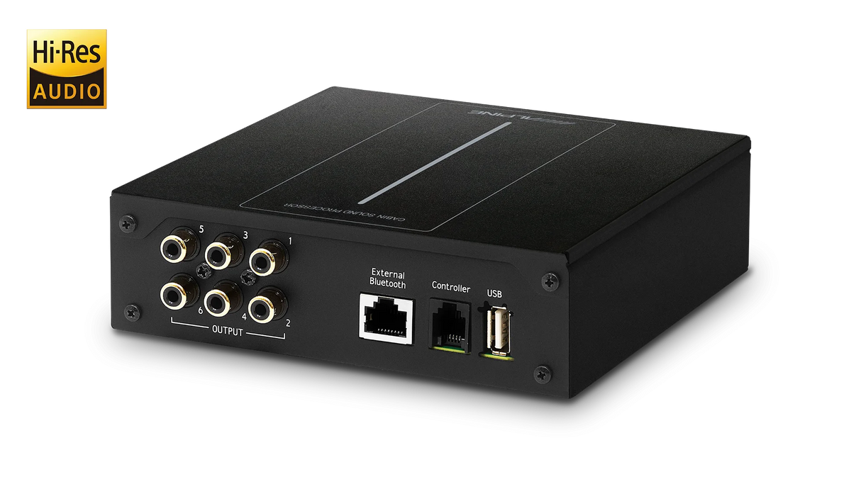 Alpine PXE-C60-60 OPTIM 6 6-Channel Ultra-Compact Sound Processor with Automatic Sound Tuning