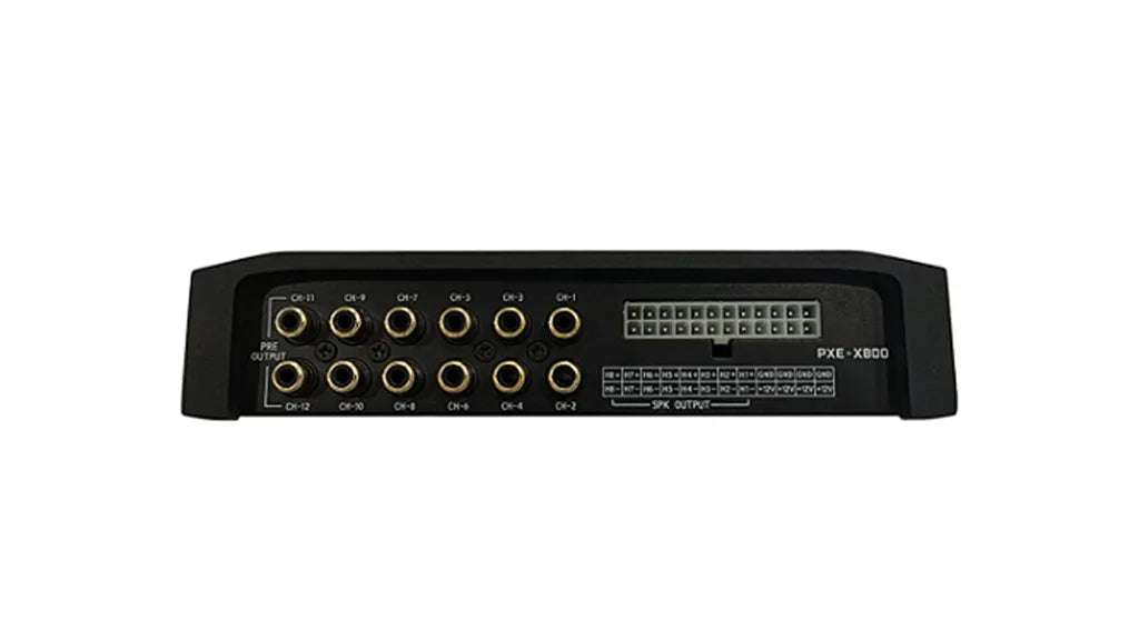 Alpine PXE-X800 Compact 12-Channel Digital Audio Processor / 8-Channel Digital High-Power Amplifier