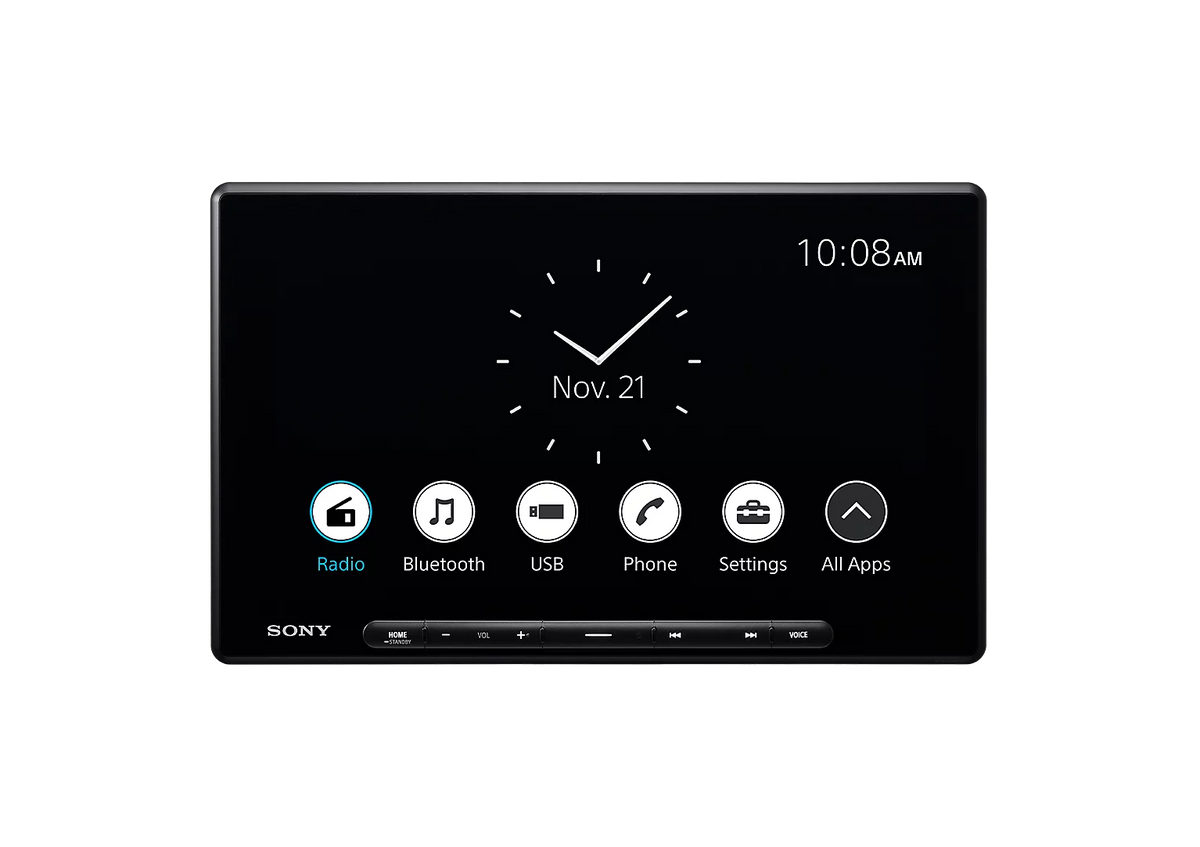 Sony XAV-AX8500 10.1" Floating Head Unit – Wireless Apple CarPlay & Android Auto, HDMI