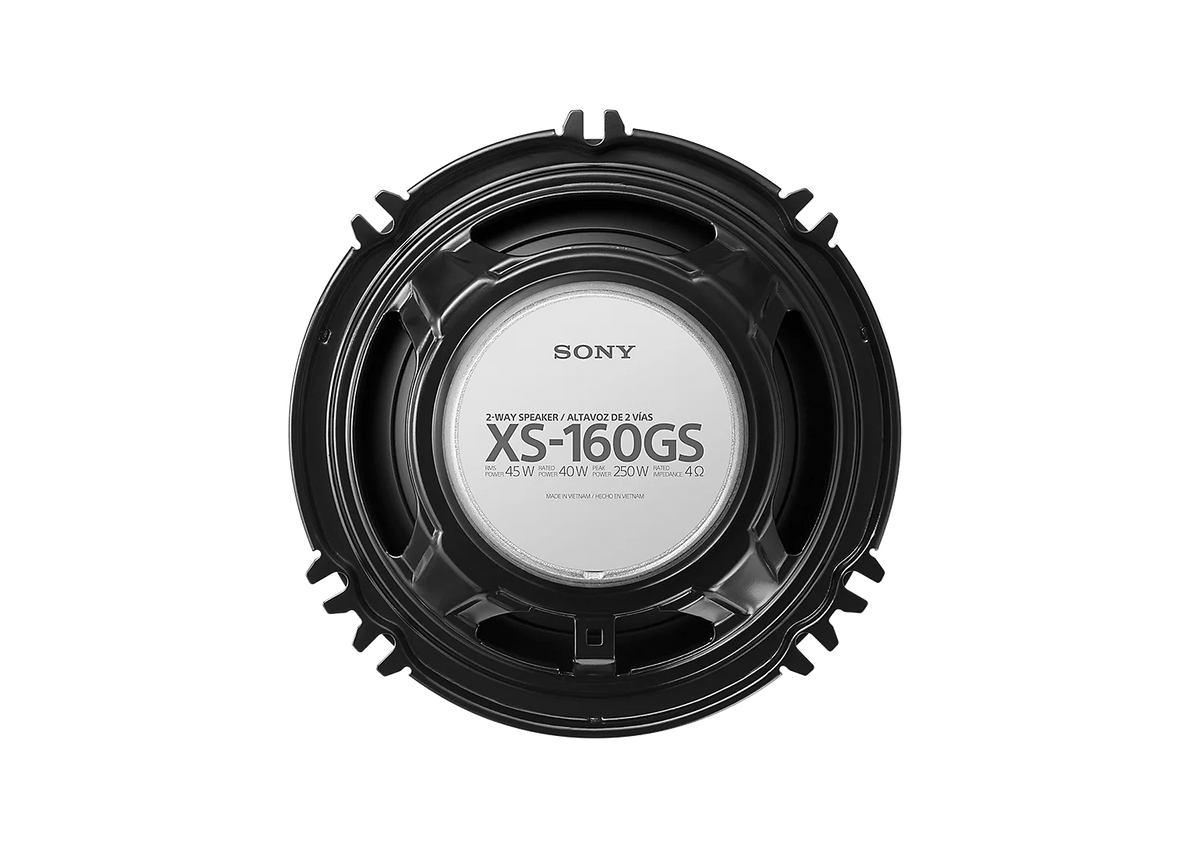 Sony XS-160GS 6.5" 2-Way Coaxial Car Speakers – 250W Peak, 45W RMS