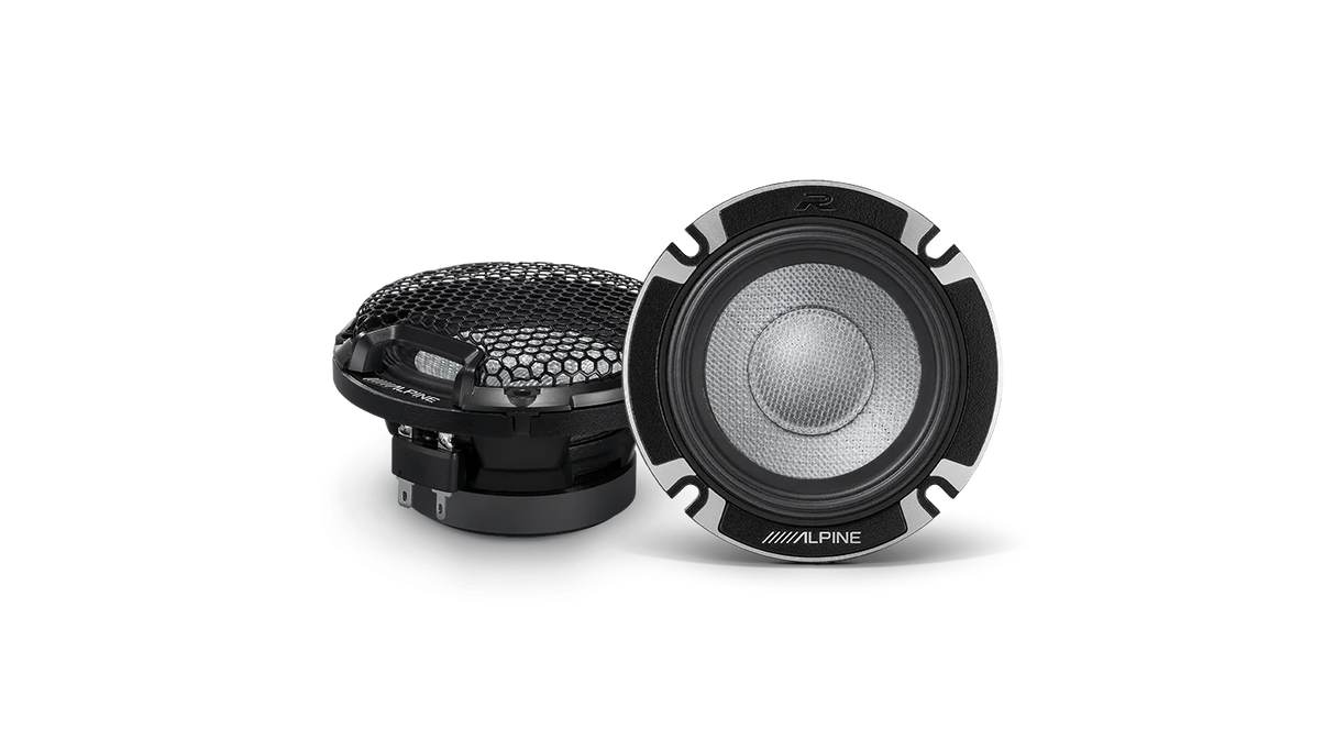 Alpine R2-S653 R-Series 6-1/2" 3-Way Component PRO Speakers Grilles included