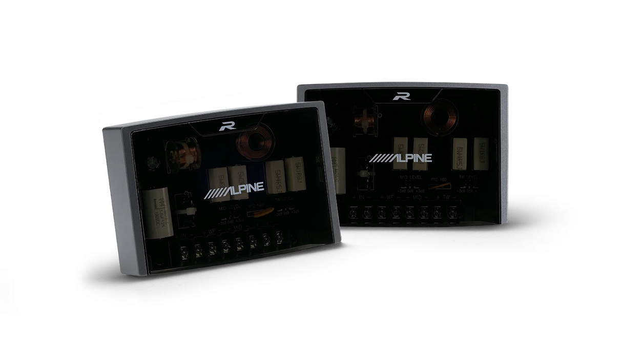 Alpine R2-S653 R-Series 6-1/2" 3-Way Component PRO Speakers Grilles included