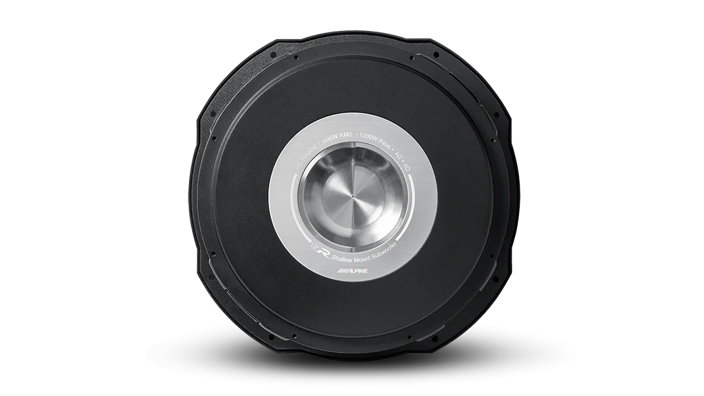 Alpine RS-W12D2 12-Inch R-Series High-Performance Shallow Subwoofer with Dual Coil 2Ohm + 2Ohm
