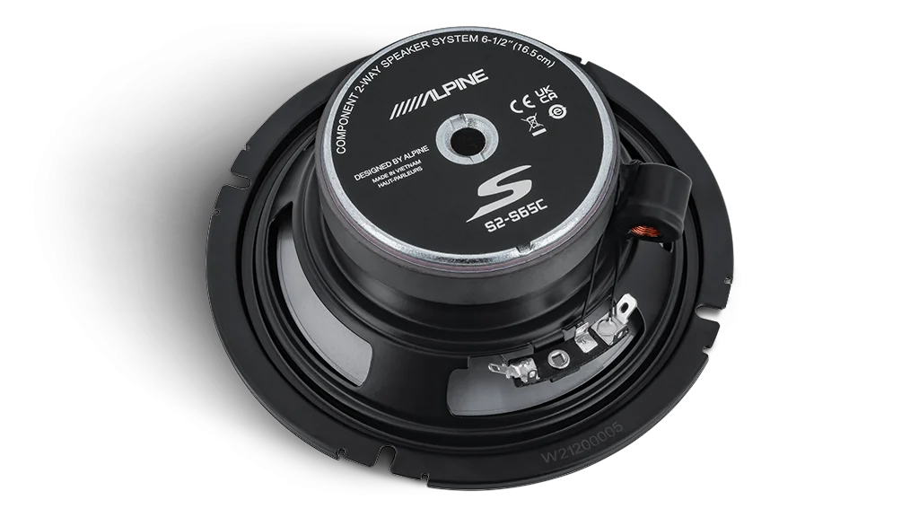 Alpine S2-S65C 6-1/2" 2-Way Component Speaker