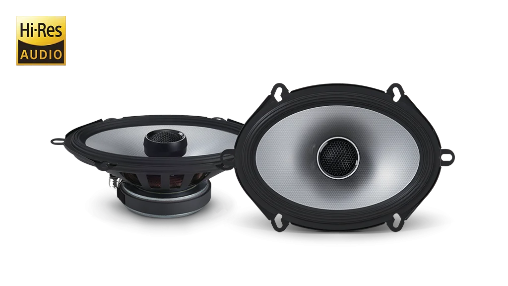 Alpine S2-S68 S-Series 6×8 Inch Coaxial Hi-Res Audio Component Speaker System