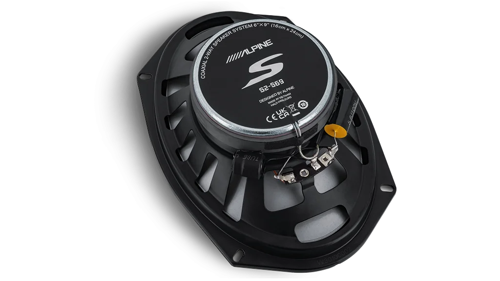 Alpine S2-S69 6x9" 2-Way Coaxial Speaker