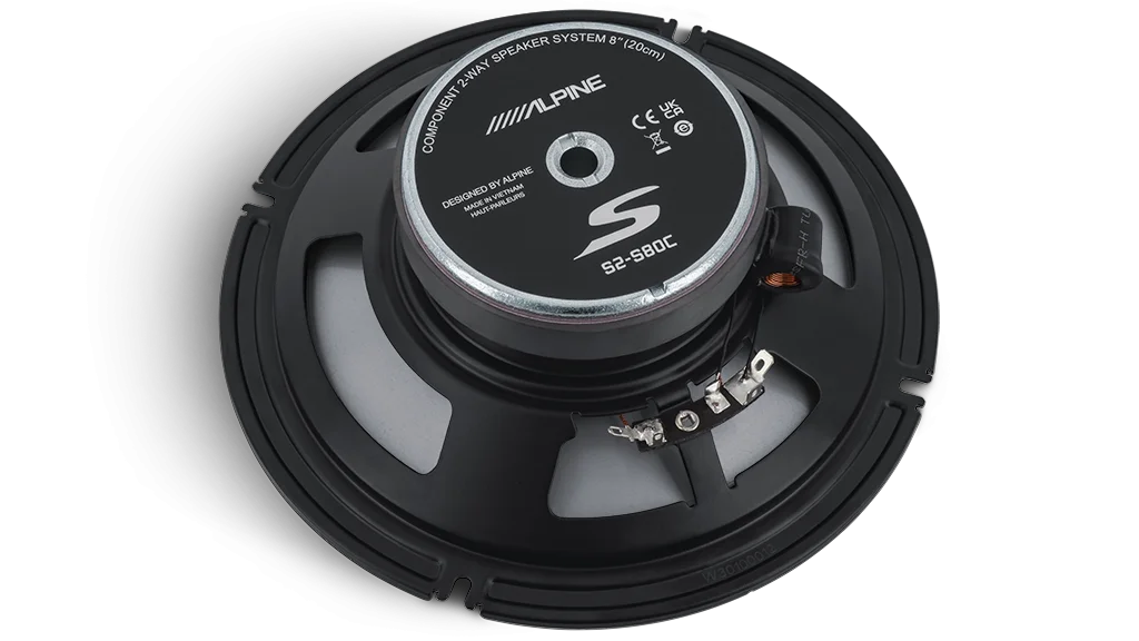 Alpine S2-S80C 8" 2-Way Component Speaker