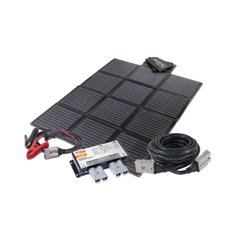 Solar Blanket Kit 240W Folding Monocrystalline Plug and Play