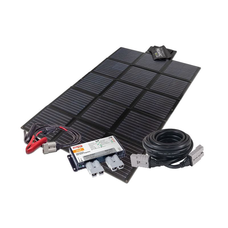 Solar Blanket Kit 300W Folding Monocrystalline Plug and Play