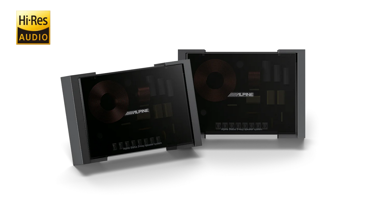 Alpine HDZ-65C Status Hi-Res 6-1/2″ (16.5cm) 2-Way Component Speaker Set