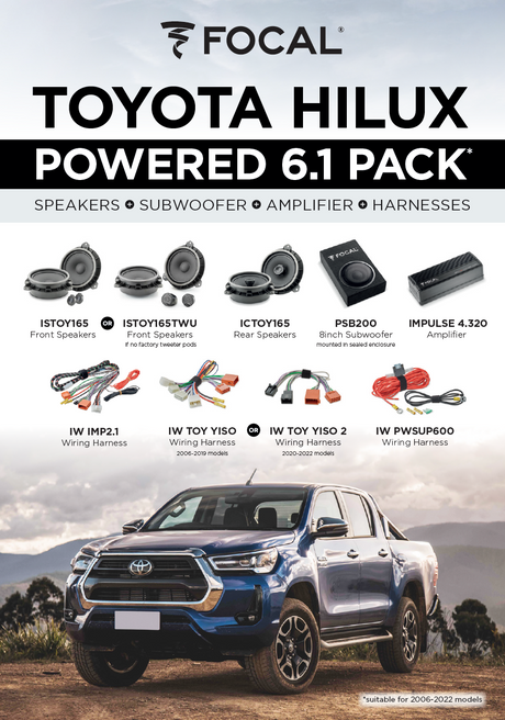 TOYOTA HILUX POWERED 6.1 pack