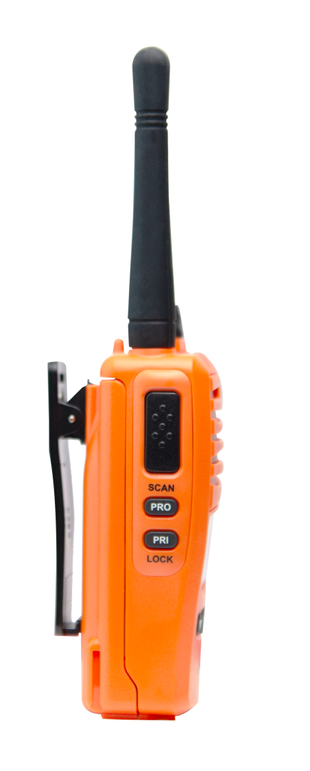 GME TX6165XO 5/1 Watt IP67 UHF CB Handheld Radio Blaze Orange