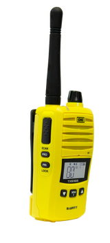 GME TX6165XY 5/1 Watt IP67 UHF CB Handheld Radio Yellow