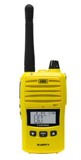GME TX6165XY 5/1 Watt IP67 UHF CB Handheld Radio Yellow