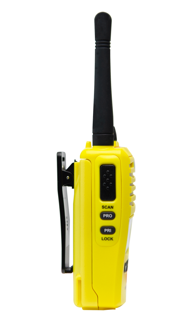 GME TX6165XY 5/1 Watt IP67 UHF CB Handheld Radio Yellow