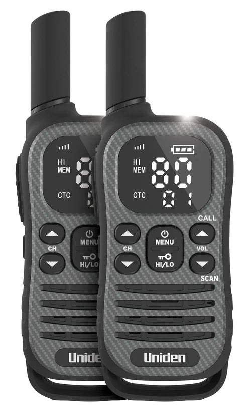 Uniden UH620-2 Max UHF Handheld Two-Way Radio Twin Pack