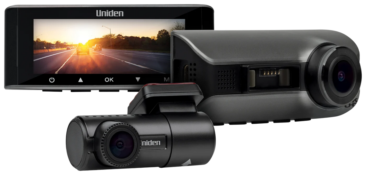 Uniden iGO CAM 90R 3-in-1 Dash Cam with Wide Screen and Playback Function