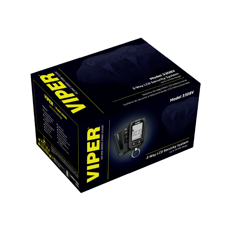 VIPER 3308V LCD 2-Way Security System