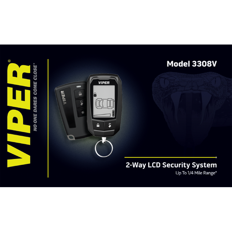 VIPER 3308V LCD 2-Way Security System