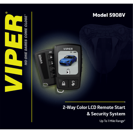 VIPER 5908V LCD 2-Way Security + Remote Start System