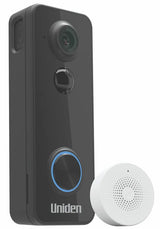 Uniden SOLO X2K Bell Plus Wireless 2K Video Doorbell Camera