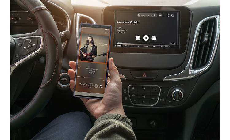 Sony XAV-AX4000 6.95" Head Unit – Wireless Apple CarPlay & Android Auto, WebLink Cast