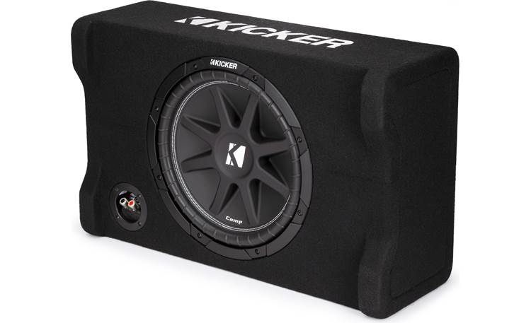 Kicker 48CDF124 - Comp Series sealed downward-firing enclosure with 12"