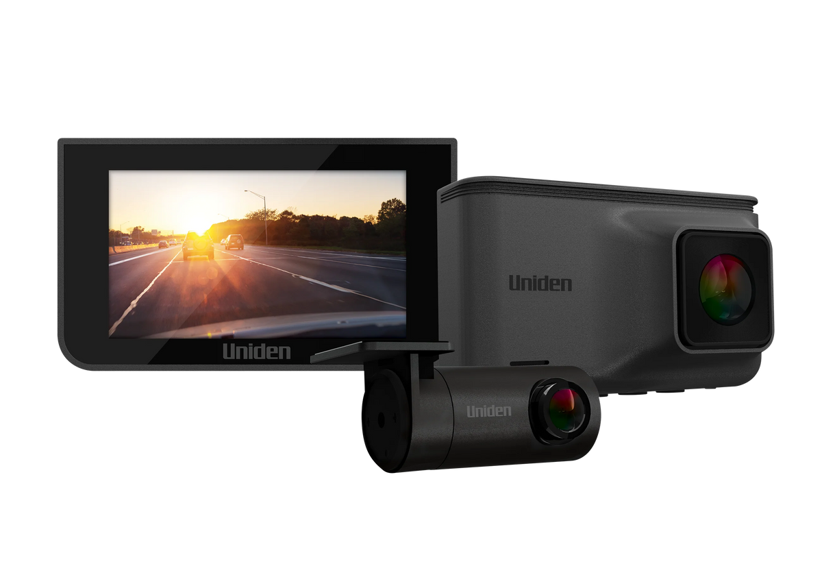 Uniden iGO CAM 45R 2K Smart Dash Cam with Full HD Rear Camera