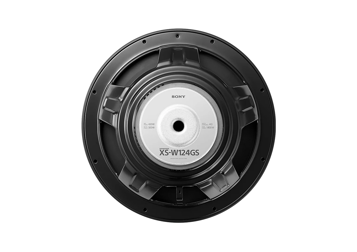 Sony XS-W124GS 12" Car Subwoofer – 1800W Peak, 420W RMS