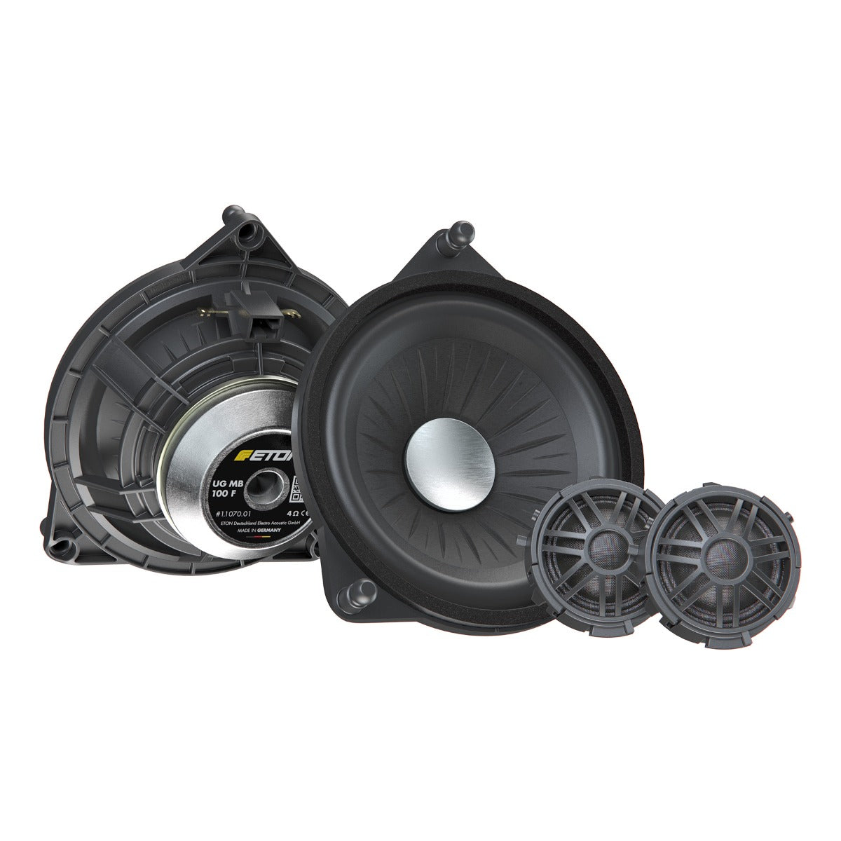 Eton MB100F Component Speaker 4" Midrange, 1" Tweeter, 4 Ohm