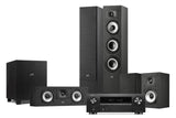 Polk DPMXT51 Audio Monitor XT 5.1 Speaker Package with Denon AVR-X580BT Receiver