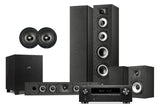 Polk DPMXT512 Audio Monitor XT 5.1.2 Dolby Atmos Speaker Package with Denon AVR-X1800H Receiver