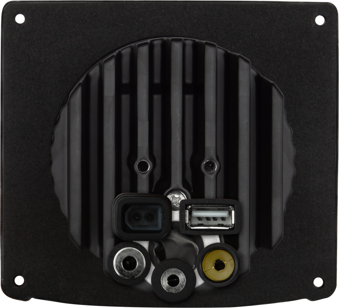 GME GR350BTB Compact Marine Stereo – AM/FM, Bluetooth, IPX5 Black