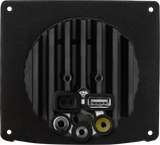 GME GR350BTB Compact Marine Stereo – AM/FM, Bluetooth, IPX5 Black