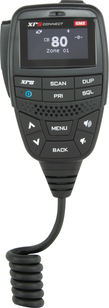 GME MC664B-M OLED Controller Microphone with Magnetic Mount for XRS Series Radios