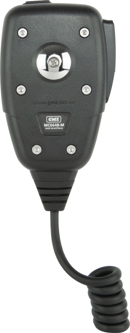 GME MC664B-M OLED Controller Microphone with Magnetic Mount for XRS Series Radios