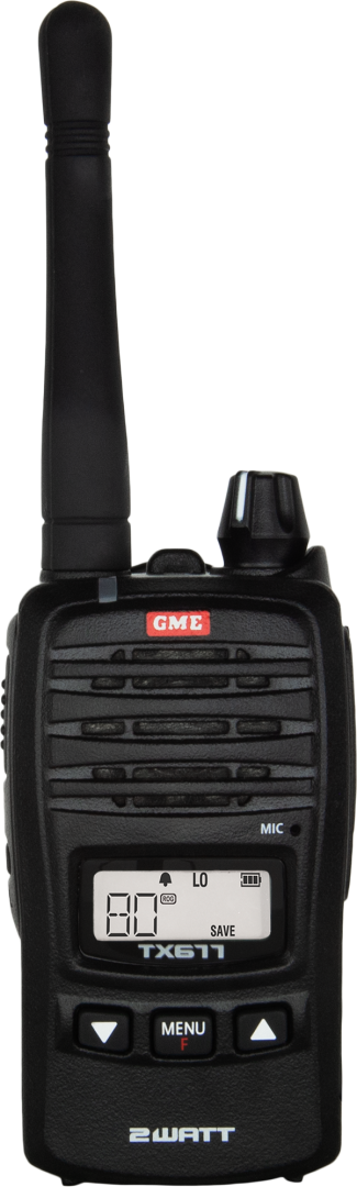 GME TX677 2W UHF CB Handheld Radio