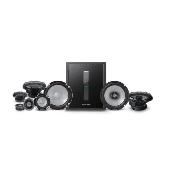 Alpine X800-RS653 R2-Series 3-Way Front & 2-Way Rear Audio System with PXE-X800 Processor Amplifier