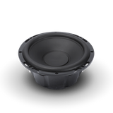 10” Prime Series Marine Subwoofer DVC - (2x4-Ohm) - Black