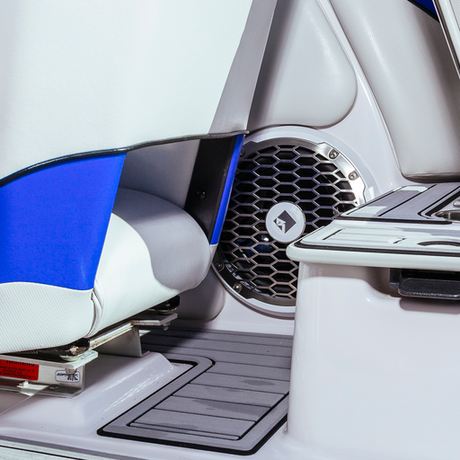 12” Punch Series Marine Subwoofer SVC - 4 Ohm - White Sports Grille