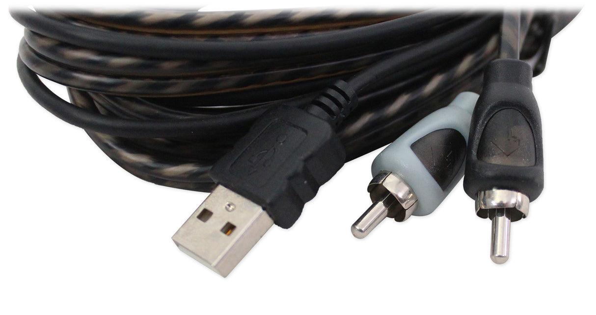 Universal USB & 3.5mm AUX Input